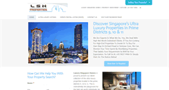 Desktop Screenshot of luxurysingaporehomes.com