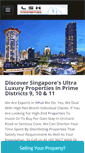 Mobile Screenshot of luxurysingaporehomes.com
